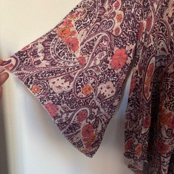 Free People Hummingbird Chloe Cold Shoulder Oversize Top NWT - Picture 7 of 11